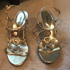 Gold Style&co. Heels
